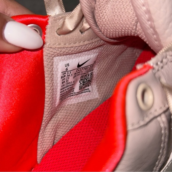 Nike Air Force 1 '07 'Fossil Stone Laser Crimson' - Size 6 in Women’s - Picture 8 of 8